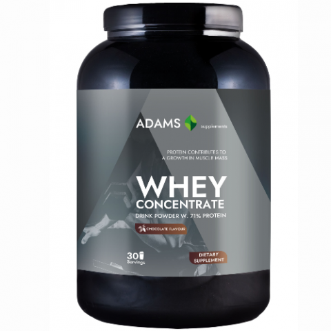 Proteine, Accesorii - Whey Concentrate Protein (ciocolata). 908gr. Adams