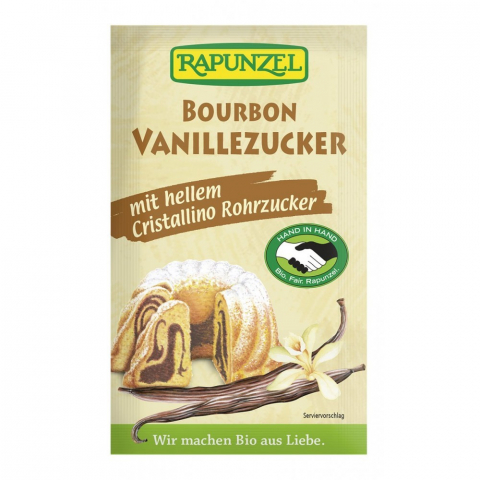 Ingrediente bio pentru copt - Zahar vanilie Bourbon alb
