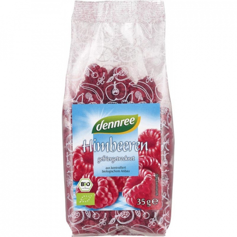 Fructe bio uscate - Zmeura bio liofilizata