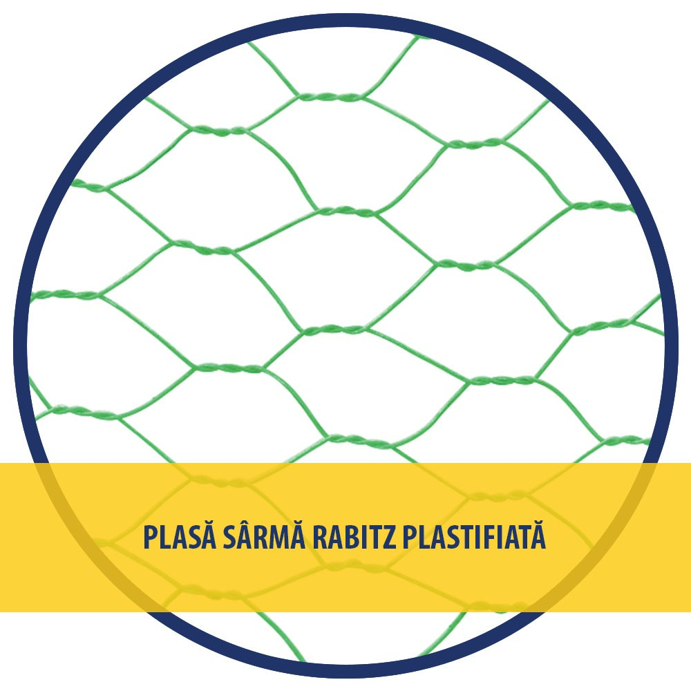 PLASA RABITZ Zn PLASTIFIATA 1 X 25 M - 1"(25 MM) X 1 MM [2]