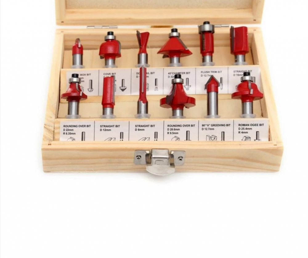 Set de 12 freze pentru lemn [3]