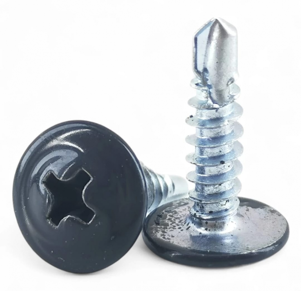 Surub autoforant cap plat si saiba 4.2x16mm  - 1000buc/cutie [2]