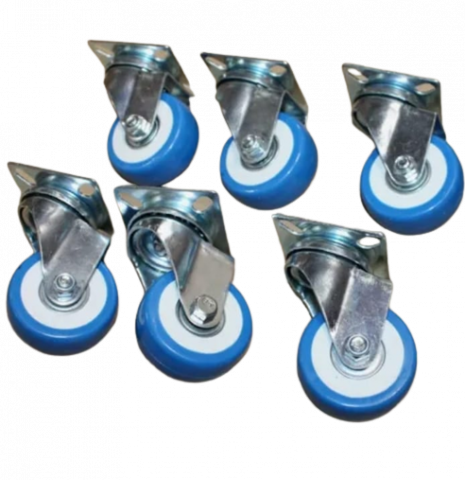 Produse complementare iluminat - ROATA ALBASTRA PIVOTANTA