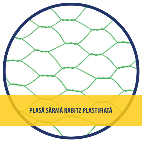 PLASA RABITZ Zn PLASTIFIATA 1 X 25 M - 1"(25 MM) X 1 MM [1]