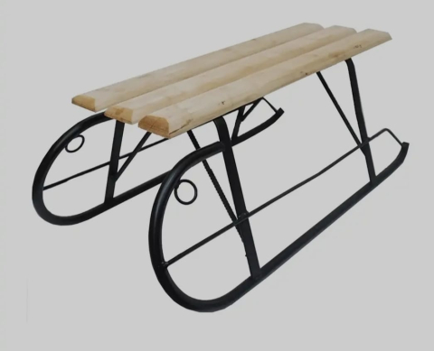 Sanie - Sanie din metal si lemn