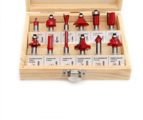 Set de 12 freze pentru lemn [2]