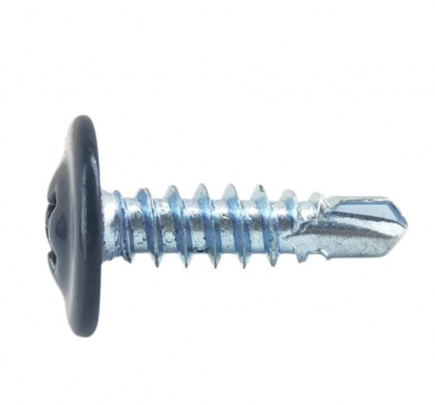 Surub autoforant cap plat si saiba 4.2x16mm  - 1000buc/cutie [1]