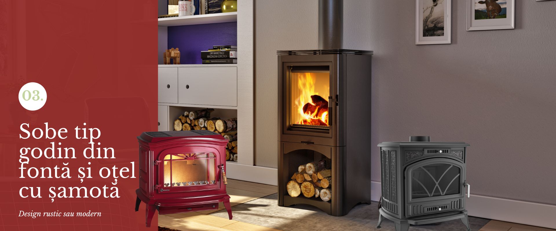 Sobe pe lemne tip godin