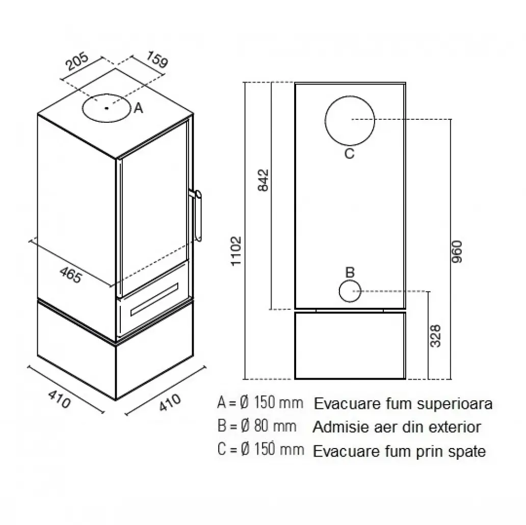 Regina 8-9.5kw Nero - Etansa [6]