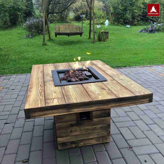 Arzator gaz incastrabil AQF 03 - 48X48cm [2]