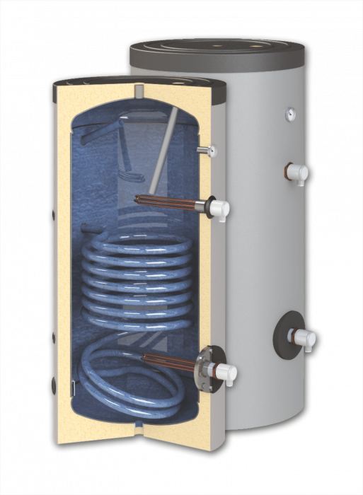 Boiler termoelectric Sunsystem SN 1500 cu o serpentina de pardosea [1]