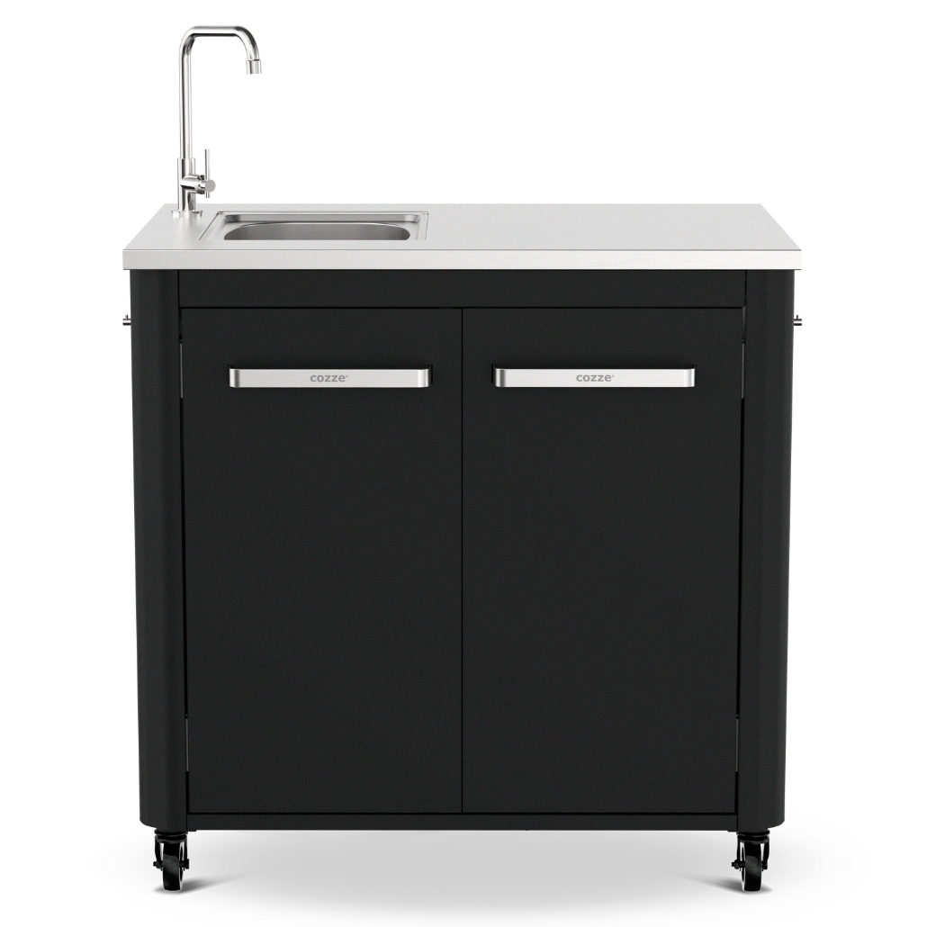 Bucatarie exterioara Cozze - blat de 90 cm si chiuveta din otel inoxidabil [1]