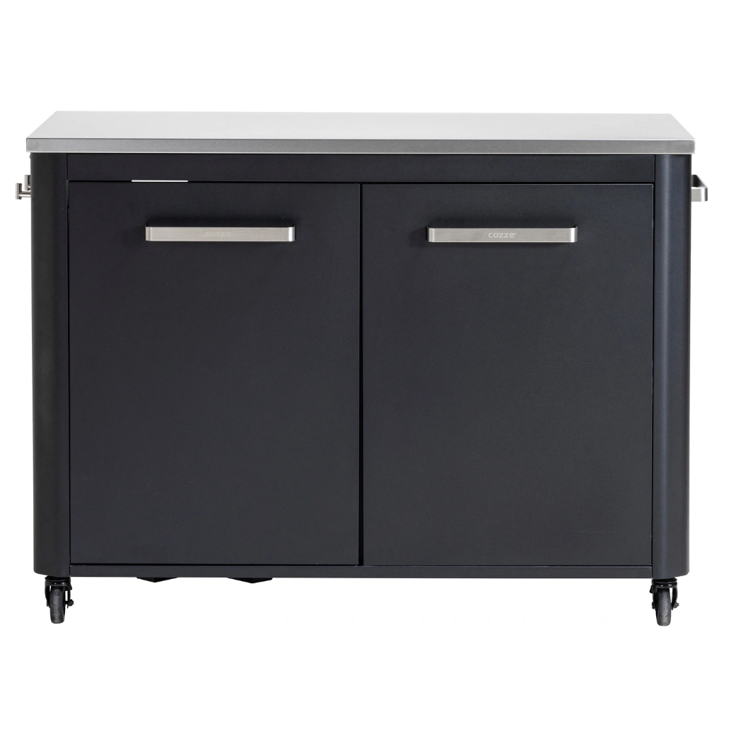 Bucatarie exterioara Cozze - dulap cu doua usi si blat din otel [1]