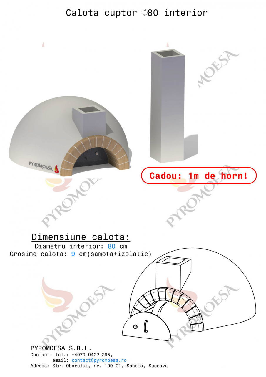 Calota cuptor 80 cm diametru interior [2]