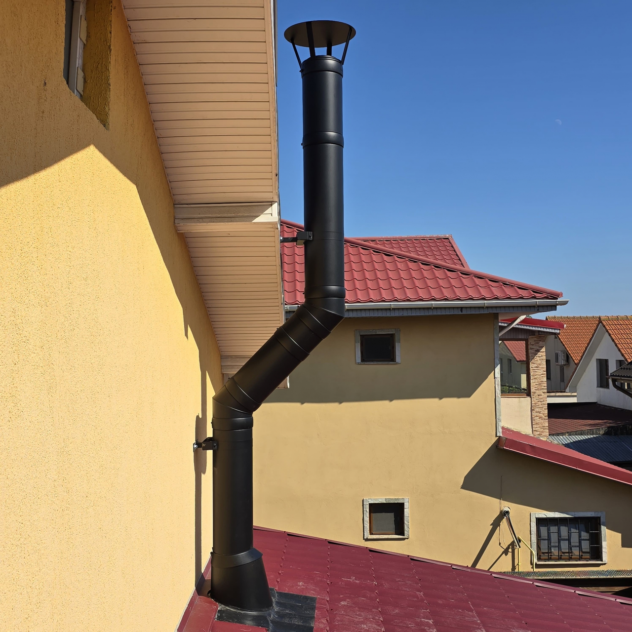 Configurator Cos de fum INOX negru – Jeremias DW-Black [6]