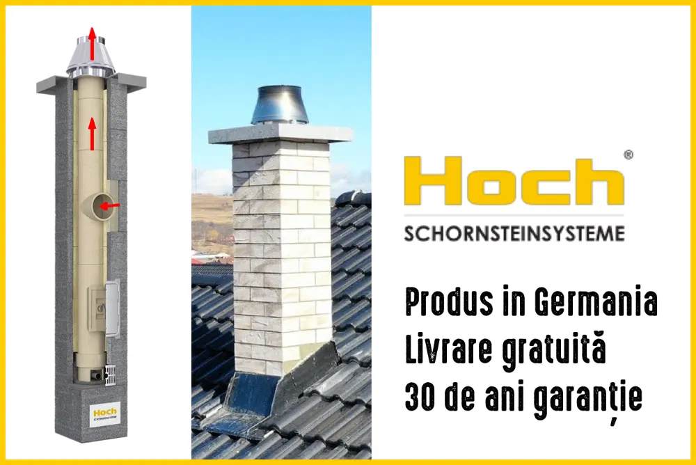 Cos de fum ceramic Hoch Universal cu paarie usoara. Horn ieftin [6]