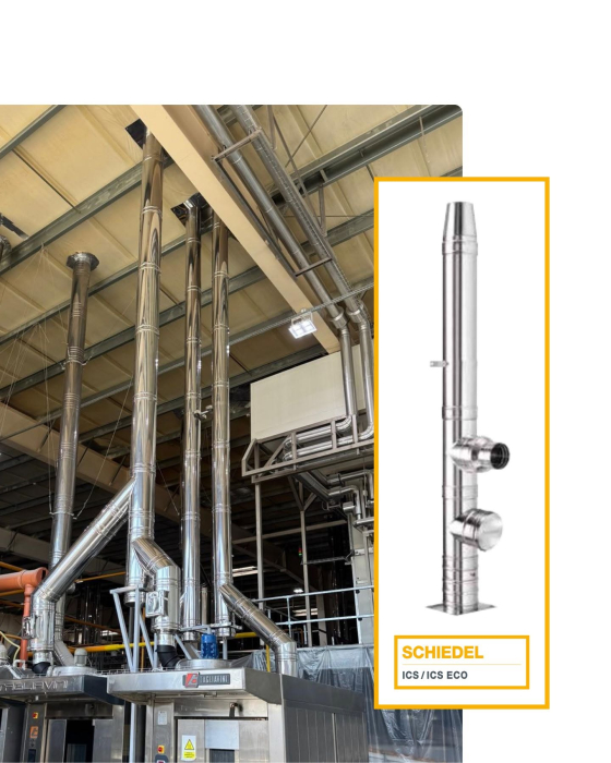 Cos de fum inox Schiedel ICS ECO [14]