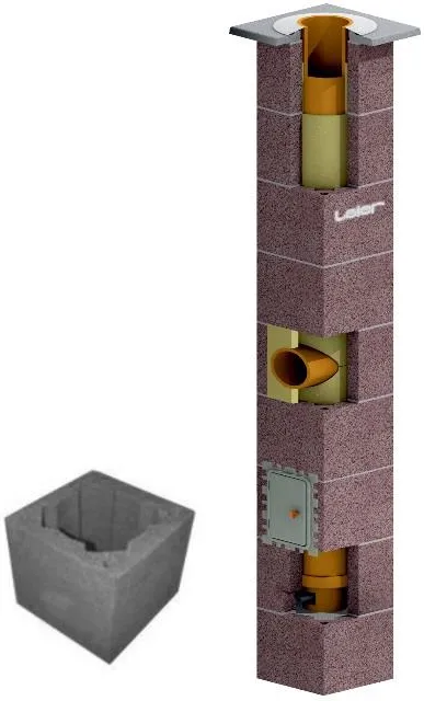 Cos de fum ieftin ceramic LEIER. Horn profesional 33 ani garantie [4]