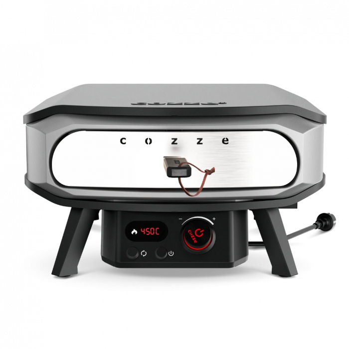 Cuptor pizza electric Cozze PREMIUM 42.5 cm - usita si piatra de pizza, termometru digital - inclusiv scut termic [4]