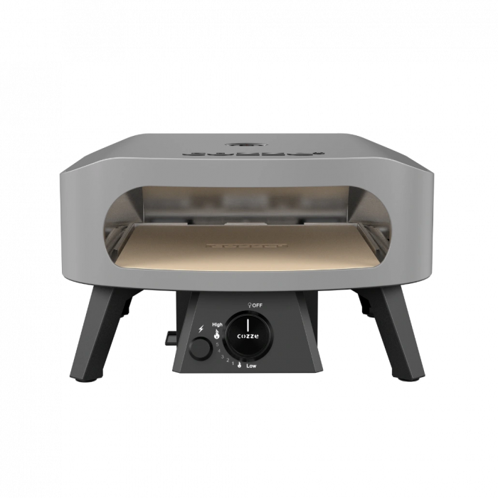 Cuptor pizza pe gaz 34cm Cozze Classic cu piatra pizza + regulator gaz [5]