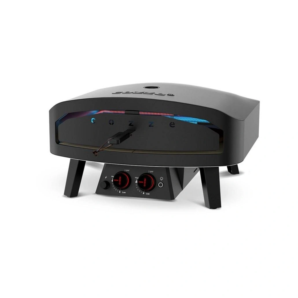 Cuptor pizza pe gaz 61 cm Cozze Negru + Regulator gaz [6]