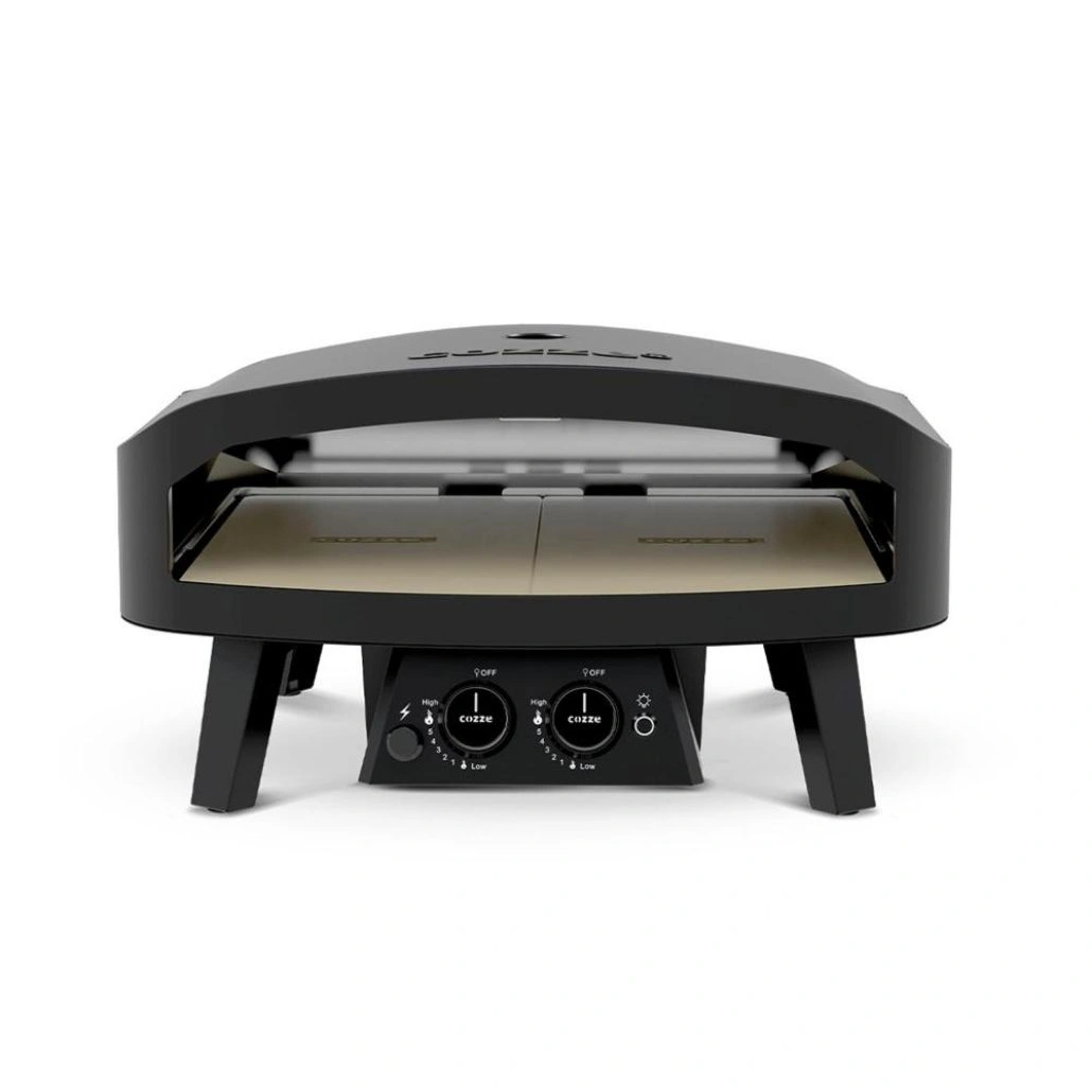 Cuptor pizza pe gaz 61 cm Cozze Negru + Regulator gaz [5]