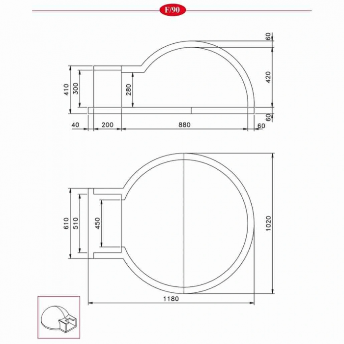 Cuptor Pizza si Paine F/90 - pe lemne [5]