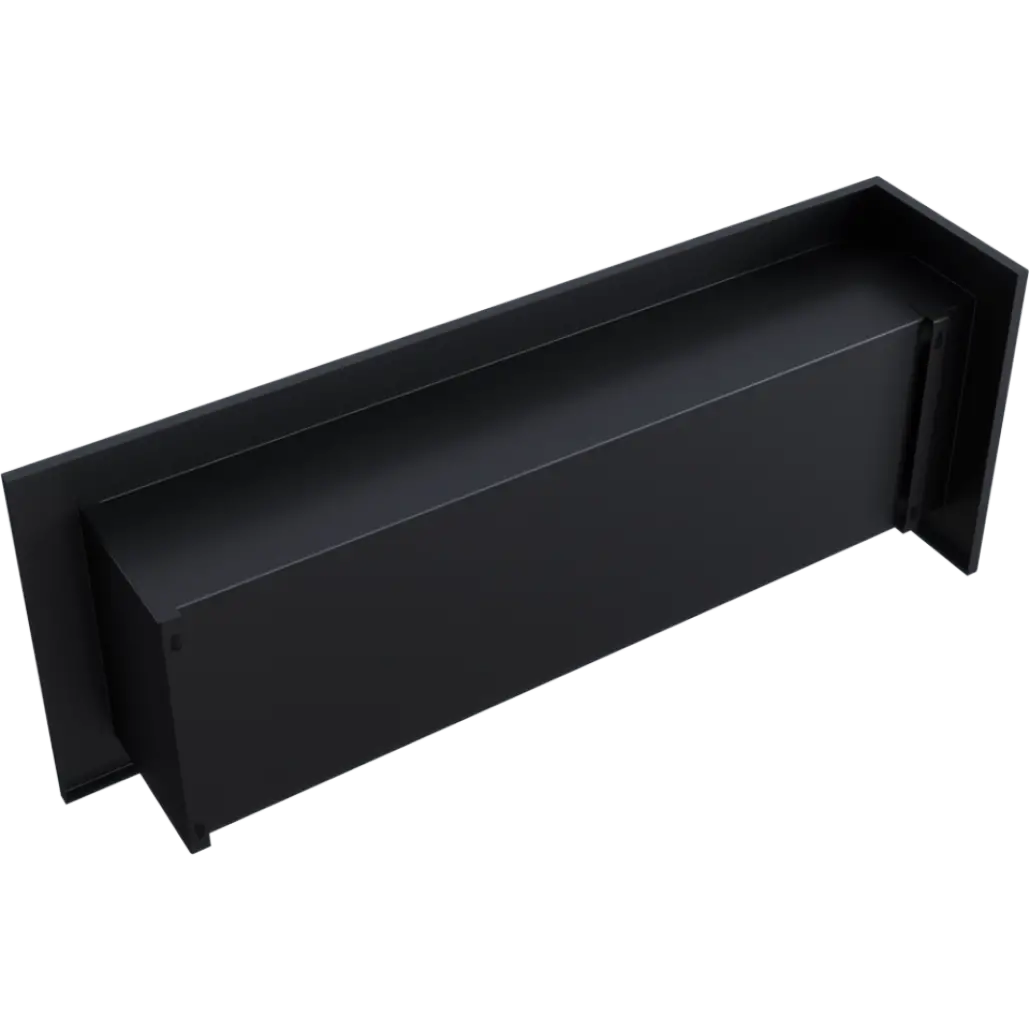 DELTA negru colt stanga - 120 x 48 x 28 cm [4]