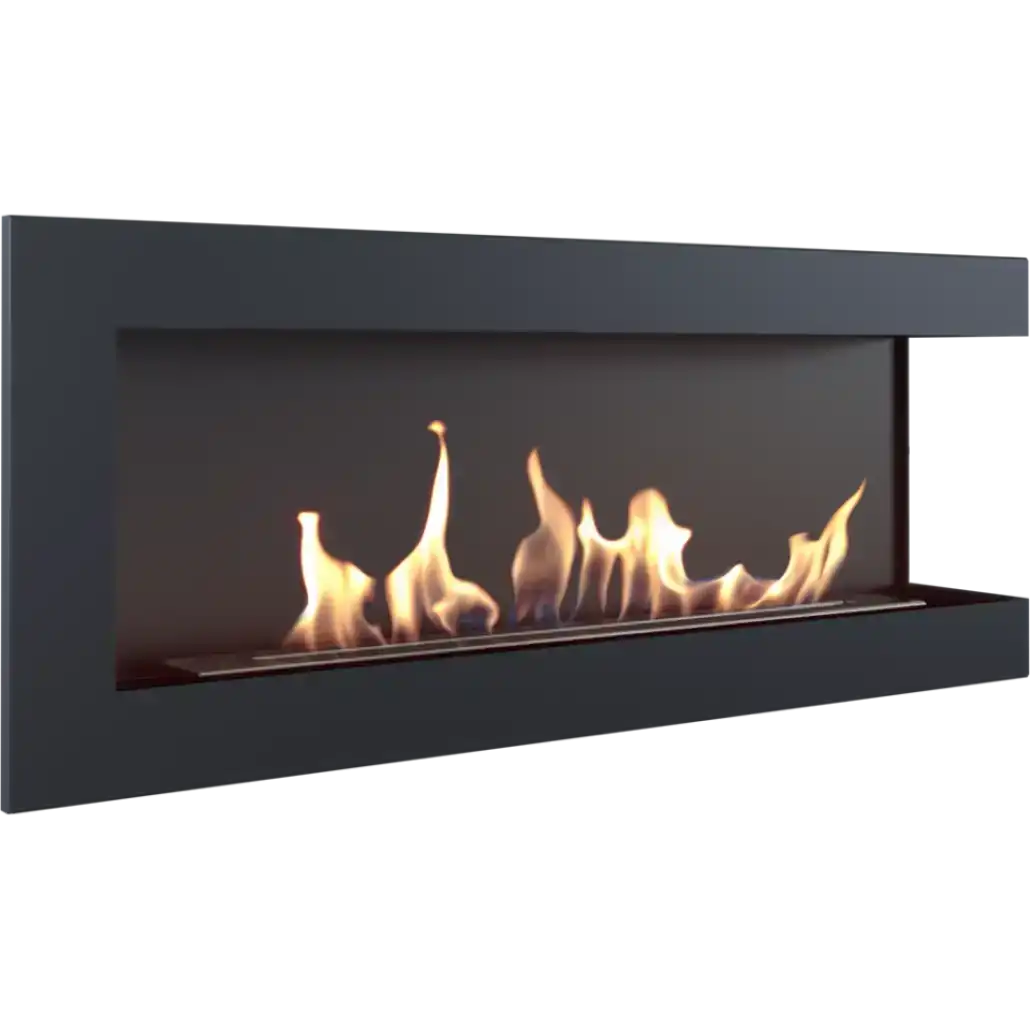 DELTA negru colt dreapta - 120 x 48 x 28 cm [2]