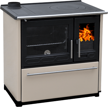 Soba cu plita Glas 850 Alb, din fonta [6]