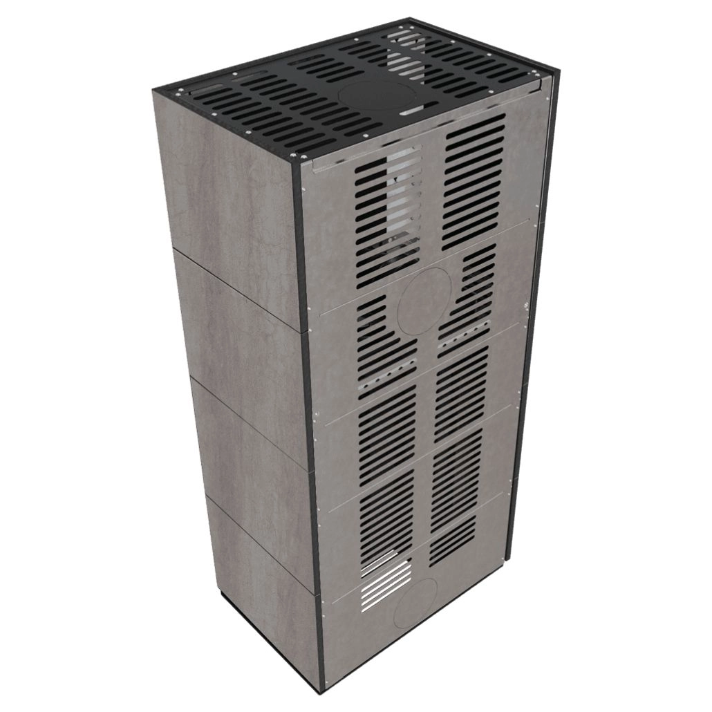 Flotek BOX 8 kW SAVOIA GRIGIA Sticla Stanga - cuarz sinterizat [3]