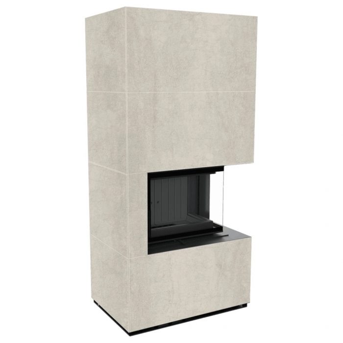 Flotek BOX 8 kW SAVOIA PERLA Sticla Dreapta - Samota Neagra [1]