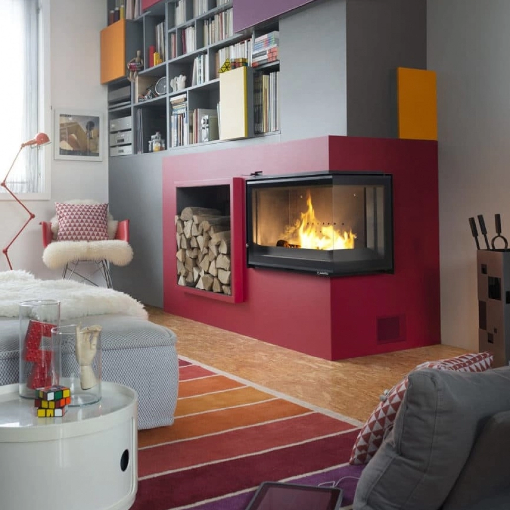 Focar 700 Cheminee - sticla dreapta fara stalp [2]