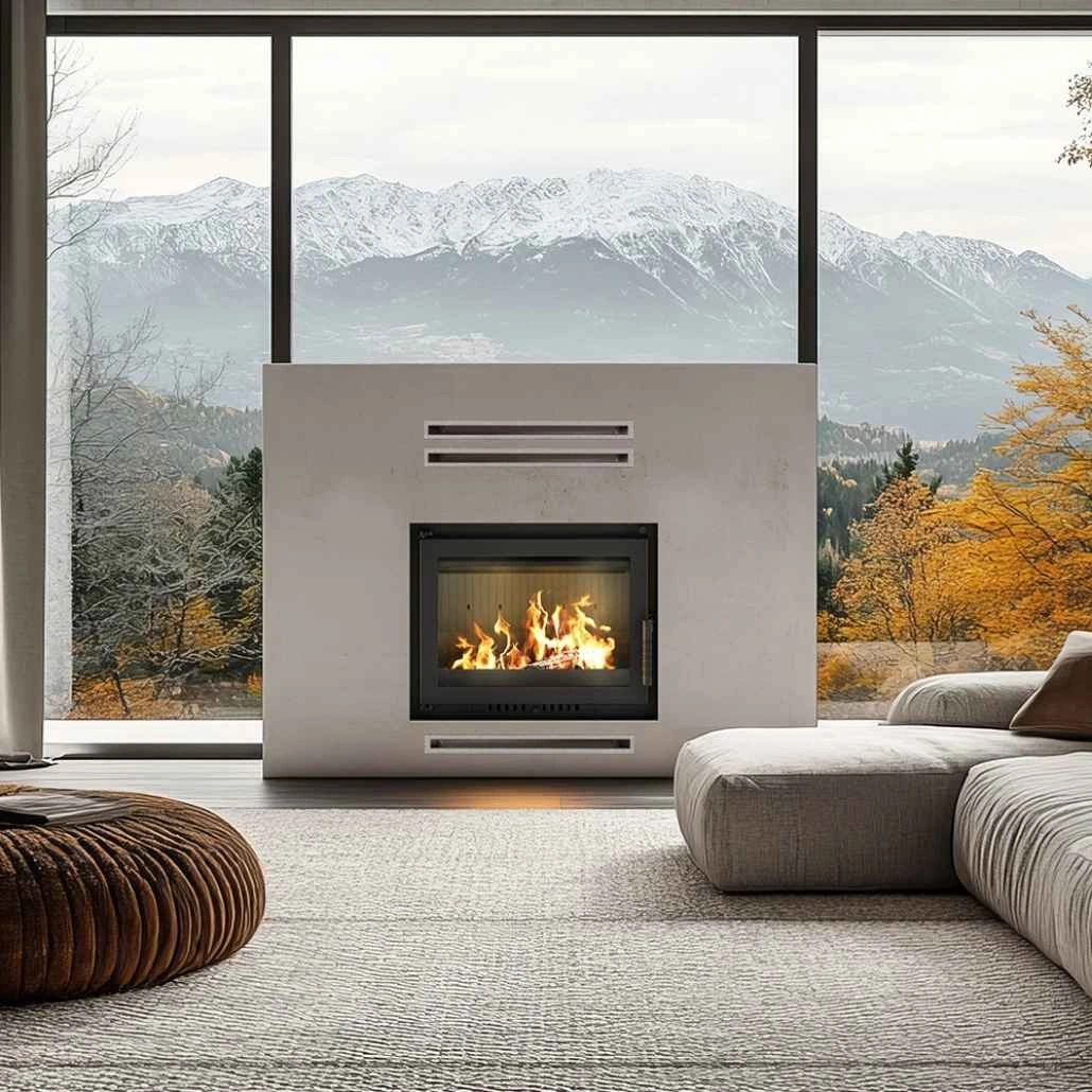 Focar fonta Bergen 8-11kW - 81% - pachet Complet [6]