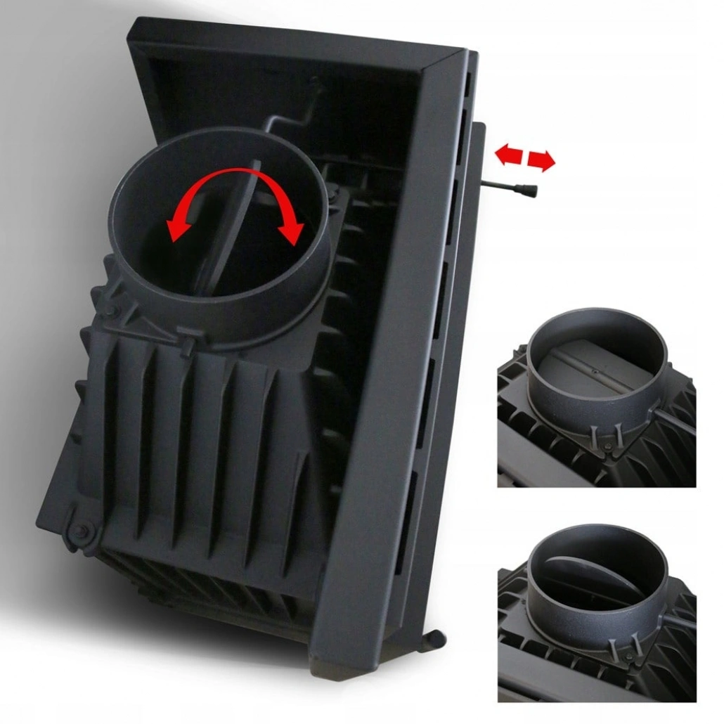 Focar fonta OH180 Sticla Stanga Deschidere vericala 16-23kW [5]