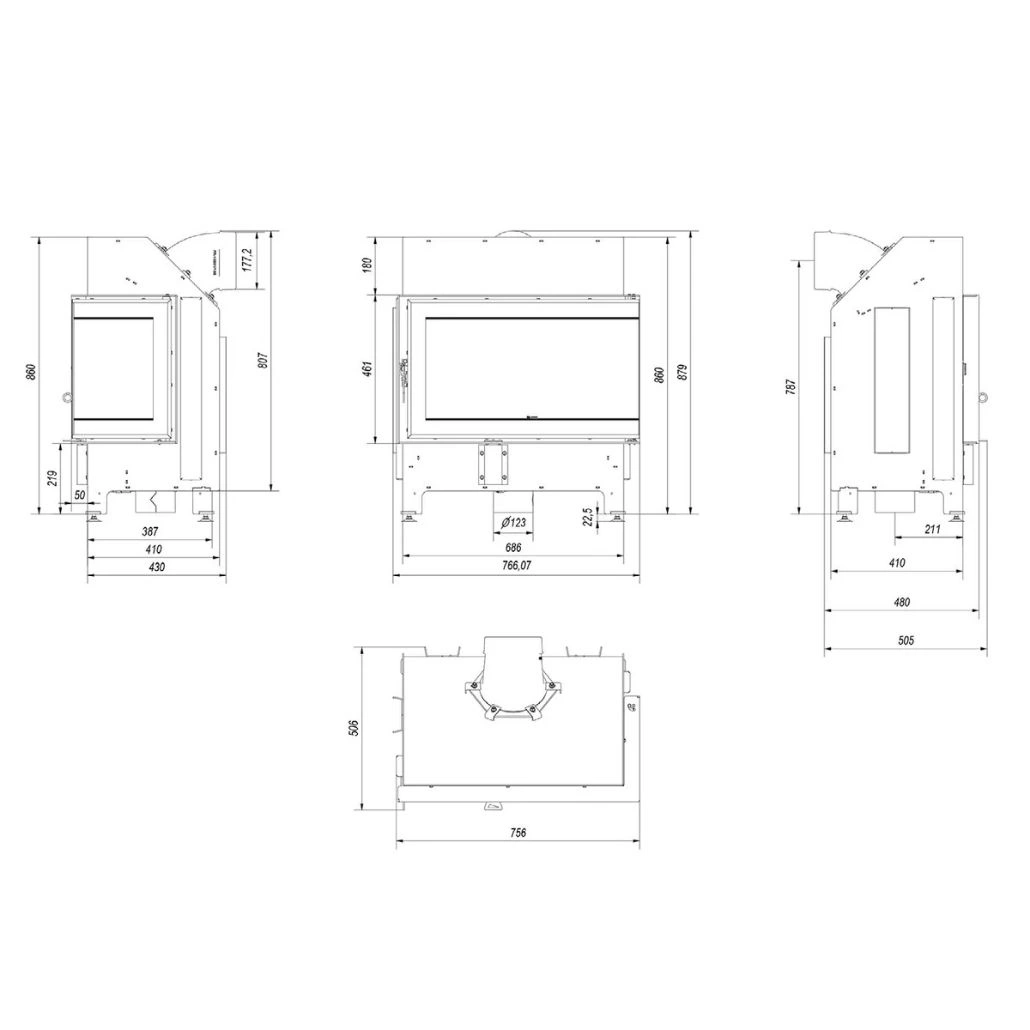 Focar Malmo 10.5 kW - Sticla Dreapta [6]