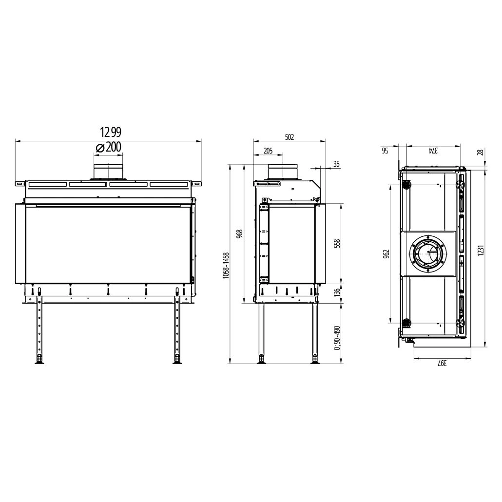 Focar pe gaz ECKA G-115L - Sticla Stanga [5]