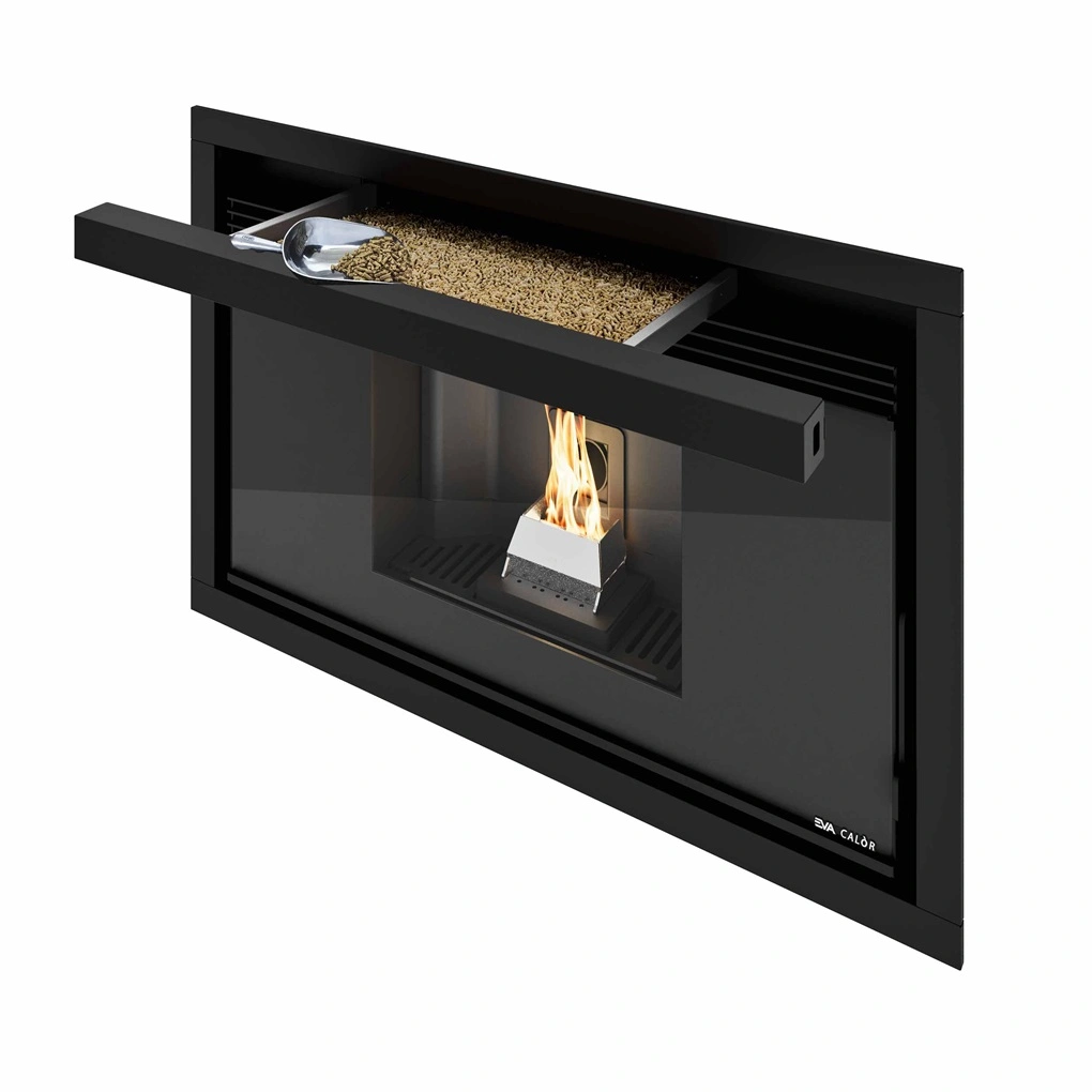Focar peleti TOMMASO 3.1-9.5 kW - cu 2 ventilatoare si distributie de aer [4]