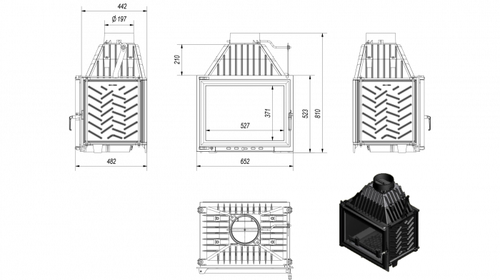 Focar din fonta groasa. Z160 pachet de baza [4]