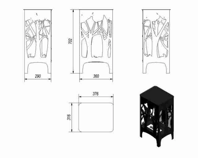 FOXTROT Negru - Mobil [4]