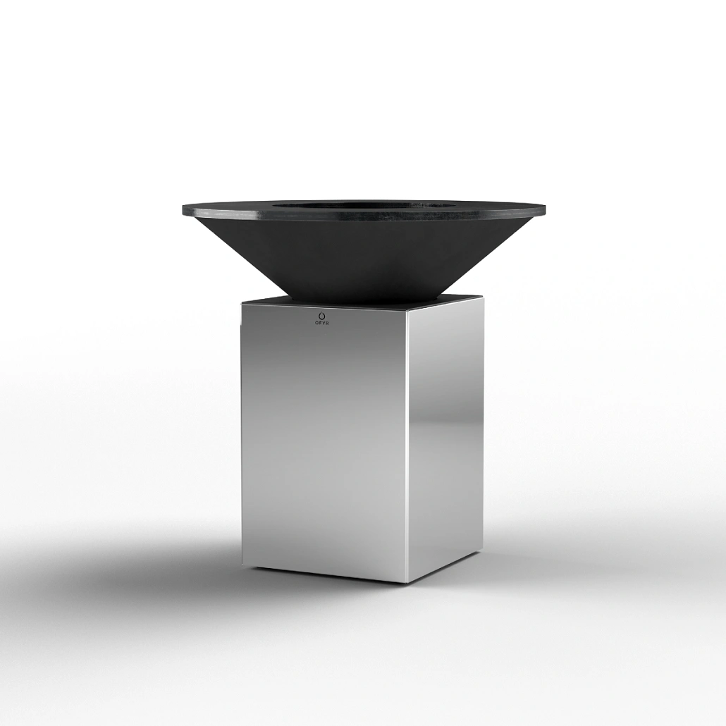 Gratar OFYR 100 Inox Lustruit cu vatra de gatit pe lemne - Editie aniversara [1]