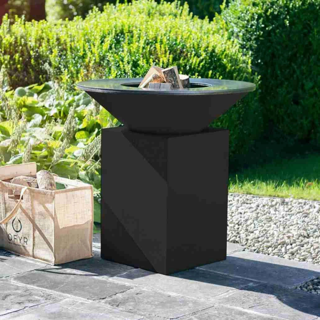 Gratar OFYR Negru 100 cu vatra de gatit pe lemne [2]