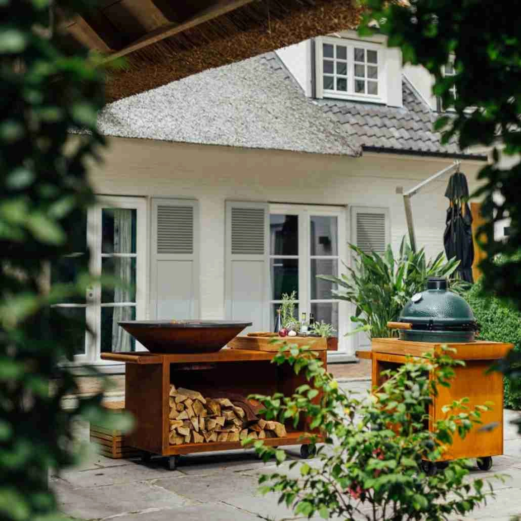 Gratar OFYR Corten 100 PRO SD cu masa de lucru [3]