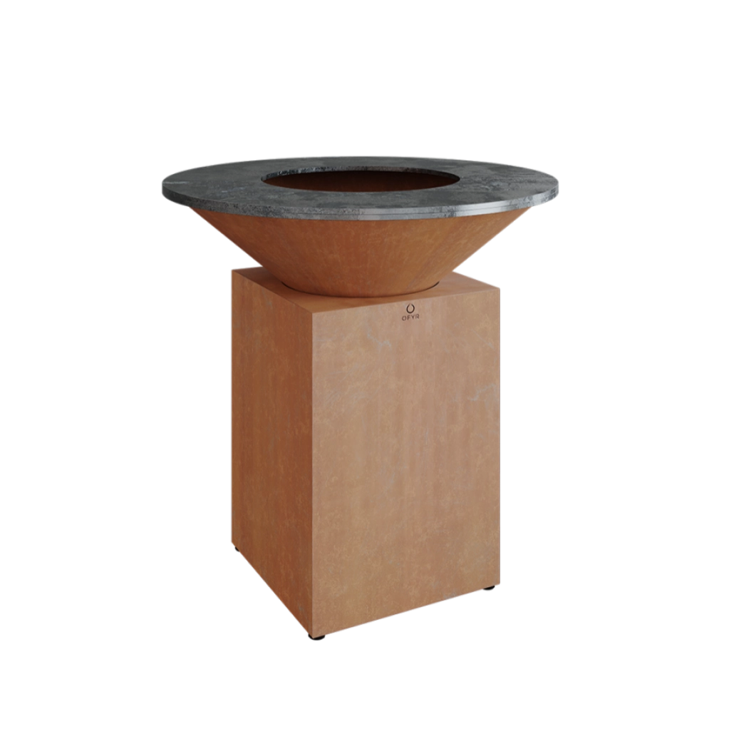 Gratar OFYR Corten 100 cu vatra de gatit pe lemne [1]