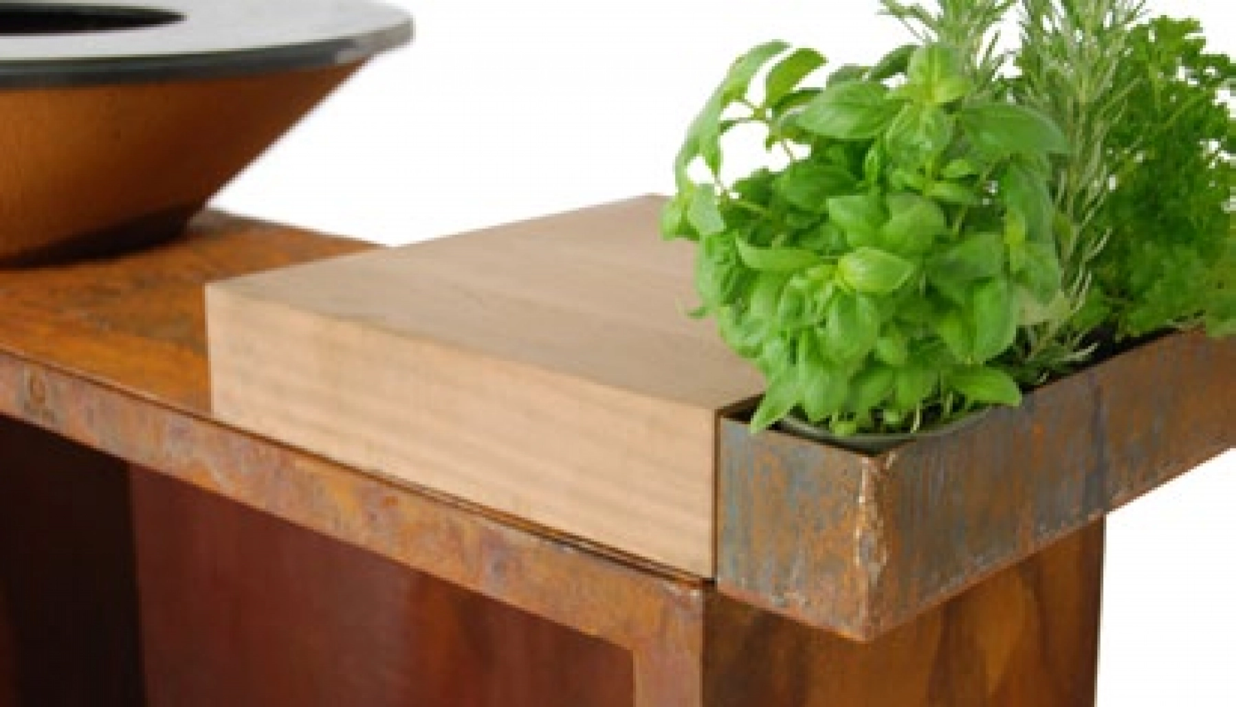 Gratar OFYR Corten 100 SD cu masa de lucru [4]