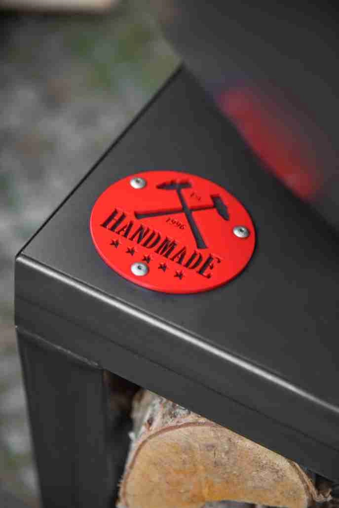 Gratar pe lemne cu plita - SANTOS 85 cm [7]