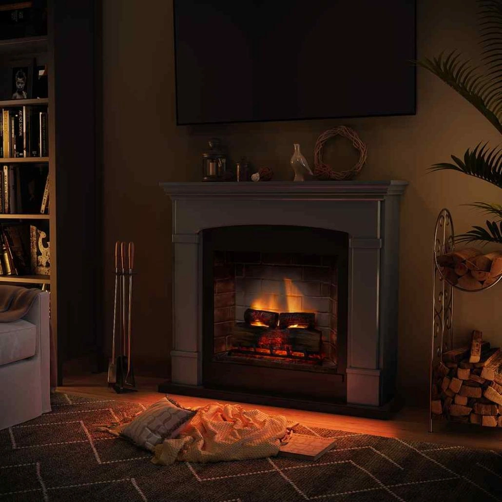 Helmi Solid Grey semineu electric PowerFlame 2 [4]