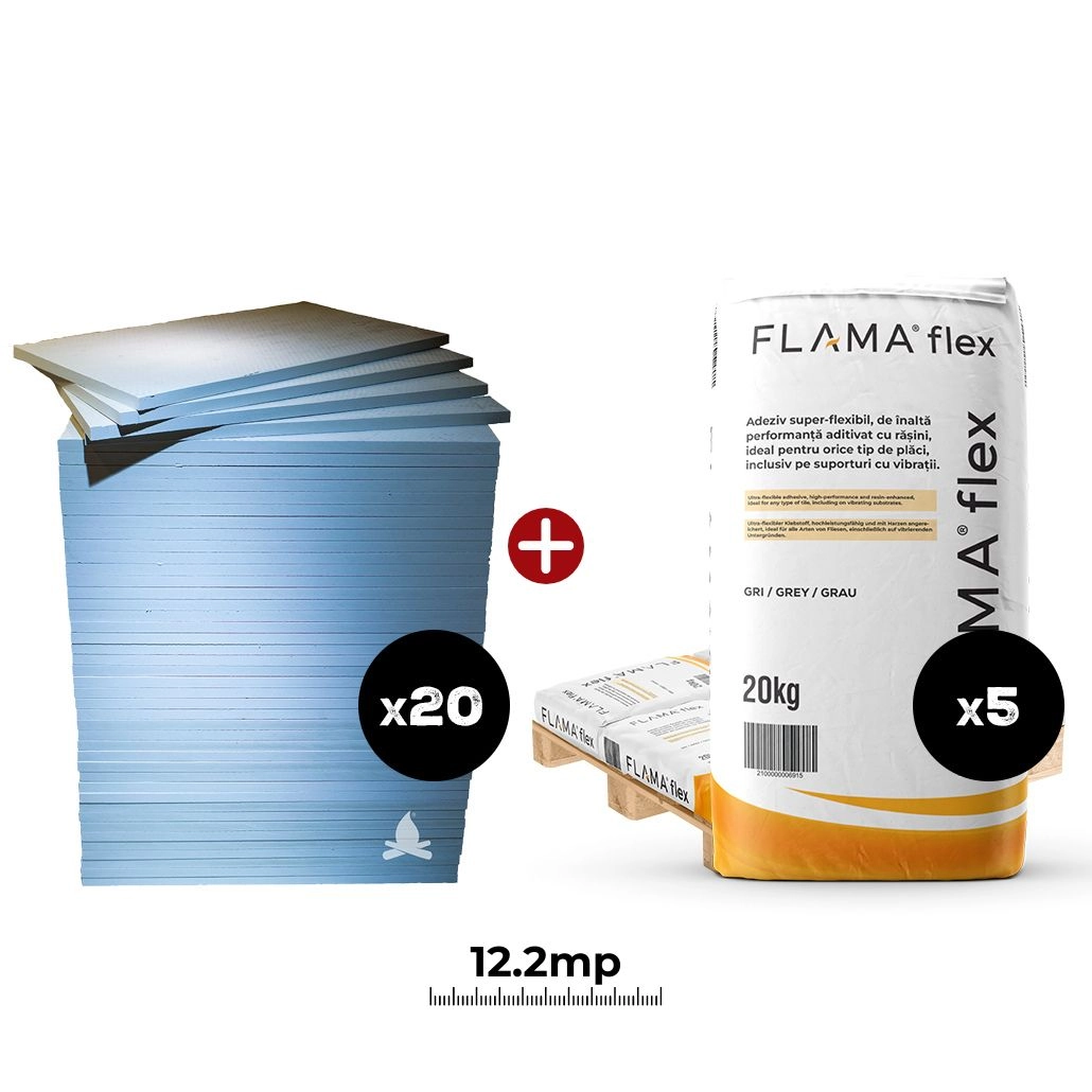 Kit profesional silicat + adeziv (20+5 buc) [1]