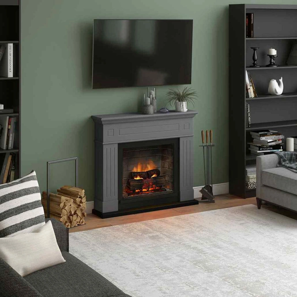 Larsen Solid Grey semineu electric PowerFlame 2 [1]