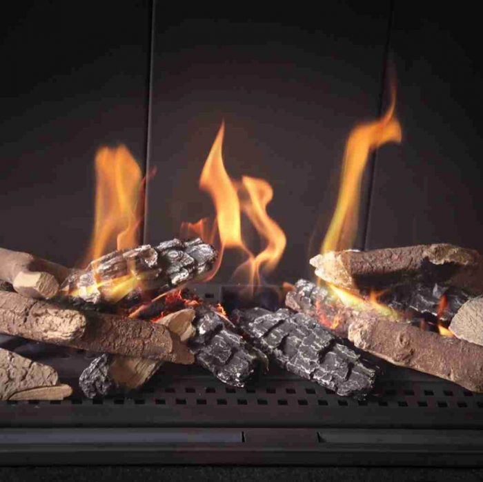 Lemne ceramice pentru seminee pe gaz [2]